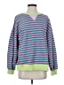 Unbranded Stripes Green Pullover Sweater Size S - photo 1