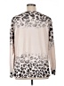 Tickled Teal Animal Print Silver Pullover Sweater Size XL - photo 2