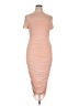 Unbranded Solid Tan Cocktail Dress Size XL - photo 1