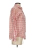 Madewell Checkered-gingham Orange Long Sleeve Button-Down Shirt Size XXS - photo 4