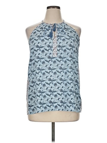 fleur bleue Sleeveless Blouse (view 1)