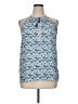 fleur bleue 100% Polyester Blue Sleeveless Blouse Size XL - photo 1
