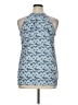 fleur bleue 100% Polyester Blue Sleeveless Blouse Size XL - photo 2
