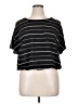 Max Studio Black Short Sleeve T-Shirt Size XL - photo 1