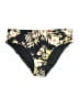 Hurley Floral Black Swimsuit Bottoms Size 16 - photo 1