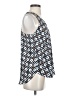 Ann Taylor LOFT 100% Polyester Blue Sleeveless Top Size S - photo 4