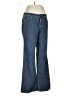 Chico's Chevron-herringbone Blue Jeans Size Lg (2) - photo 1