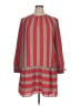 Ann Taylor LOFT 100% Polyester Stripes Red Casual Dress Size XL - photo 1