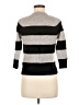 Griffen Stripes Gray Wool Pullover Sweater Size M - photo 2