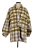 Zara Plaid Purple Coat Size XS - photo 1