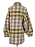 Zara Plaid Purple Coat Size XS - photo 2