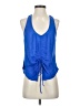 Naked Zebra 100% Polyester Blue Tank Top Size S - photo 1