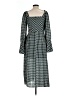 N12H Argyle Green Casual Dress Size 10 - photo 2