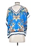 Jealous Tomato 100% Rayon Blue Short Sleeve Blouse Size S - photo 2