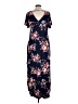 Grecerelle Floral Blue Casual Dress Size L - photo 2