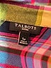 Talbots 100% Rayon Plaid Purple Long Sleeve Button-Down Shirt Size L (petite) - photo 7