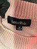Lea & Viola Hearts Pink Turtleneck Sweater Size M - photo 7