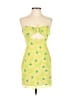 AFRM Tropical Yellow Cocktail Dress Size S - photo 1