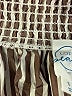 LOFT Beach 100% Cotton Stripes Brown 3/4 Sleeve Blouse Size XS - photo 7
