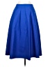 Unbranded Solid Blue Formal Skirt Size S - photo 2