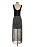 Vince Camuto 100% Polyester Graphic Black Cocktail Dress Size S - photo 2