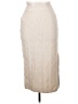 MNG Chevron-herringbone Ivory Casual Skirt Size XL - photo 1