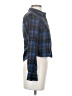 BDG 100% Cotton Plaid Blue Long Sleeve Button-Down Shirt Size XS - photo 4