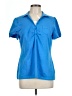 Covington Blue Short Sleeve Polo Size L (petite) - photo 1