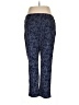 Chico's Print Blue Casual Pants Size XL Petite (3) - photo 2