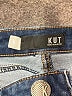 Kut from the Kloth Solid Blue Jeans Size 0 - photo 4