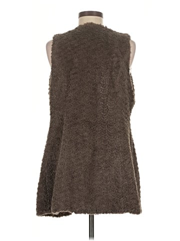 Blue Bird Faux Fur Vest (view 2)