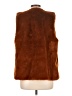 Stella & Dot 100% Polyester Brown Faux Fur Vest Size L - photo 2