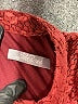 Lela Rose 100% Polyester Burgundy Short Sleeve Turtleneck Size 6 - photo 7