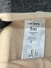 Carter's 100% Cotton Solid Tan Khakis 0-3 MO / 3 MO - photo 3