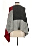 Coco + Carmen 100% Acrylic Gray Poncho One size - photo 1