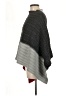 Coco + Carmen 100% Acrylic Gray Poncho One size - photo 5