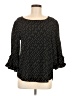 Max Studio Black 3/4 Sleeve Blouse Size M - photo 1
