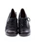 Earthies 100% Leather Black Gray Heels Size 9 - photo 2