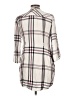 Guess 100% Rayon Ivory 3/4 Sleeve Button-Down Shirt Size L - photo 2