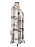 Guess 100% Rayon Ivory 3/4 Sleeve Button-Down Shirt Size L - photo 4