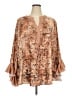 Unbranded Brown Long Sleeve Blouse Size 6XL - photo 1