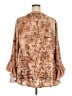 Unbranded Brown Long Sleeve Blouse Size 6XL - photo 2