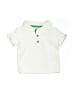 First Impressions 100% Cotton Ivory Short Sleeve Polo Size 3-6 mo - photo 1