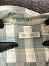 Zara Checkered-gingham Gray Long Sleeve Button-Down Shirt Size 2 - 3 - photo 3
