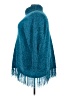 Roaman's 100% Polyester Teal Poncho Size 30 (3X) - photo 5