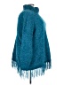 Roaman's 100% Polyester Teal Poncho Size 30 (3X) - photo 4