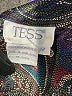 Tess 100% Polyester Paisley Purple Long Sleeve Blouse Size 12 - photo 7
