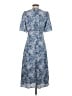 BCBGeneration Floral Blue Casual Dress Size S - photo 2