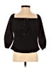 decker Black 3/4 Sleeve Blouse Size M - photo 1