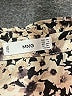 MNG Animal Print Ivory Long Sleeve Blouse Size 12 - photo 7